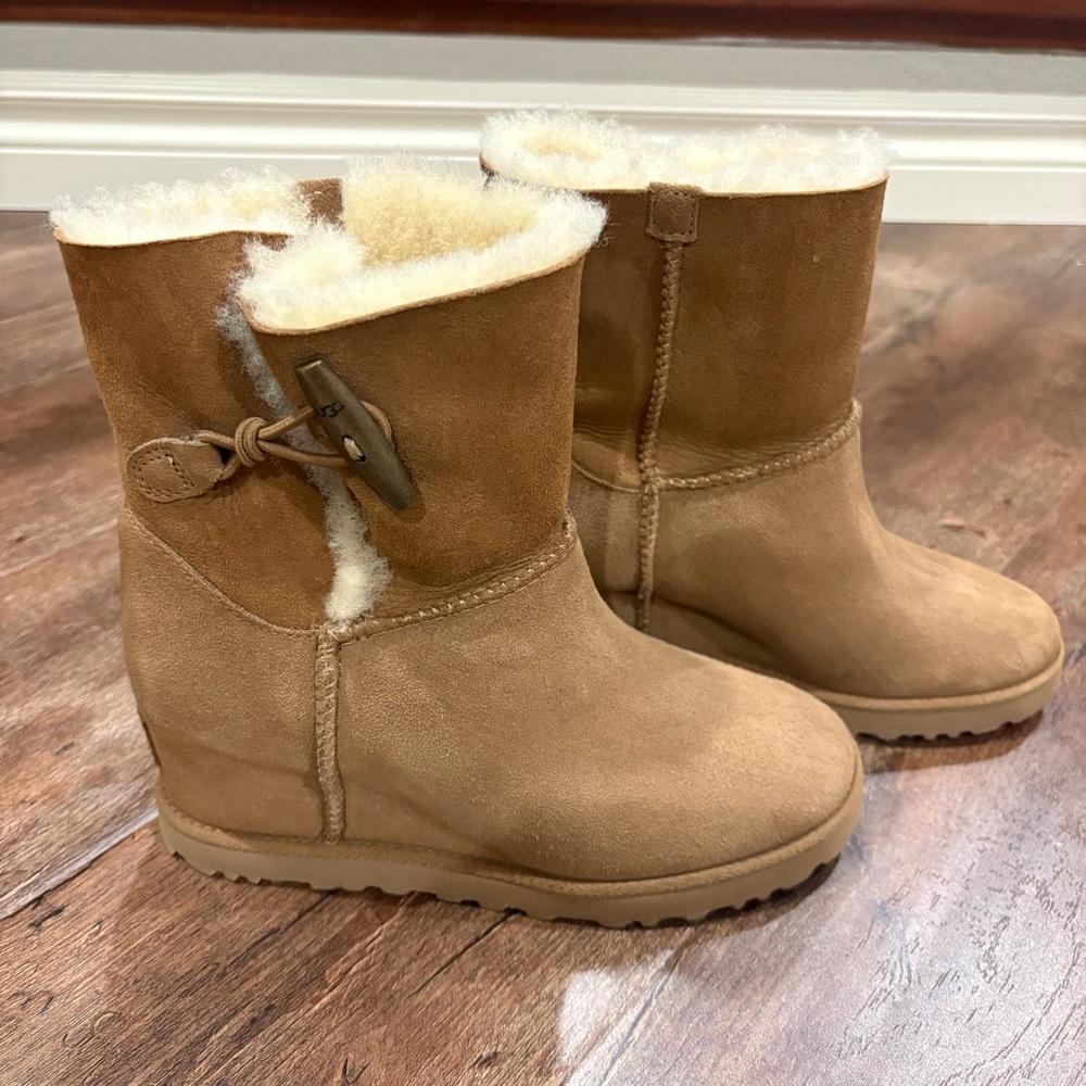 UGG‎ Tan Suede Winter Boots